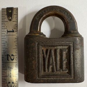 Vintage Yale Brass Padlock - Heavy Duty, No Key